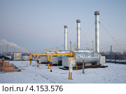 Оборудование газораспределительной станции: Подогреватель топливного и пускового газа (2012 год). Редакционное фото, фотограф Донцов Евгений Викторович / Фотобанк Лори