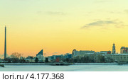 Центральная набережная города Екатеринбурга. Таймлапс. Общий план (2012 год). Редакционное видео, видеограф Никита Майков / Фотобанк Лори