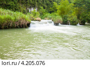 Филиппины, остров Бохоль. Водопадики на притоках реки Лобок (2012 год). Стоковое фото, фотограф Сергей Дубров / Фотобанк Лори