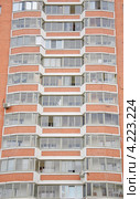Фрагмент монолитно-кирпичного дома (2012 год). Редакционное фото, фотограф Алёшина Оксана / Фотобанк Лори