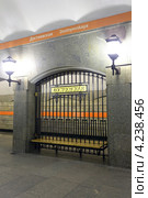 Станция Петербургского метрополитена "Достоевская". Центральный зал (2013 год). Редакционное фото, фотограф Александр Тарасенков / Фотобанк Лори