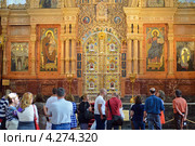 Царские врата и иконостас Спаса-на-Крови (2012 год). Редакционное фото, фотограф Александр Алексеев / Фотобанк Лори