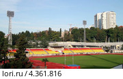 Стадион в Сочи (2013 год). Стоковое видео, видеограф Владимир Заворохин / Фотобанк Лори
