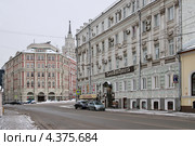 Москва. Мясницкая улица (Пересечение Мясницкой улицы и Большого Козловского переулка) (2012 год). Редакционное фото, фотограф Илюхина Наталья / Фотобанк Лори
