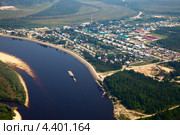 Поселок Аган, Ханты-Мансийский автономный округ (2012 год). Стоковое фото, фотограф Владимир Мельников / Фотобанк Лори