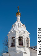 Колокольня церкви Параскевы Пятницы на Подоле (17 век), г. Сергиев Посад. Стоковое фото, фотограф Виктор Сагайдашин / Фотобанк Лори