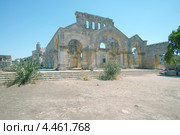 Руины церкви Святого Симеона Столпника, Сирия (2008 год). Стоковое фото, фотограф Некрасов Андрей / Фотобанк Лори