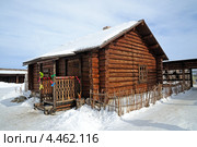 Город Ялуторовск. Изба первопоселенца Сибири (2013 год). Редакционное фото, фотограф Александр Тараканов / Фотобанк Лори
