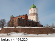 Выборгский замок в начале марта (2013 год). Редакционное фото, фотограф Виктор Карасев / Фотобанк Лори