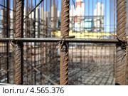 Арматурный каркас. Фон (2013 год). Редакционное фото, фотограф Валерий Акулич / Фотобанк Лори