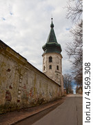 Башня Ратуши, город Выборг (2013 год). Стоковое фото, фотограф Юлия Бабкина / Фотобанк Лори