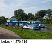 Пристань в Рязани. Стоковое фото, фотограф Елена Васильева / Фотобанк Лори