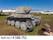 Лёгкий танк PzKpfW 38(t) (2013 год). Редакционное фото, фотограф FotograFF / Фотобанк Лори