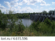 Сызранская гидроэлектростанция на реке Сызранке. Стоковое фото, фотограф Бочкарева Лариса / Фотобанк Лори
