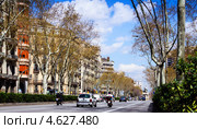 Вид Барселоны, Gran Via. Испания. (2013 год). Редакционное фото, фотограф Яков Филимонов / Фотобанк Лори
