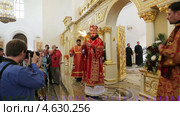 Пятигорск, служба в кафедральном соборе Христа Спасителя (Пасха, 2013 г.) Редакционное видео, видеограф Валерий Шилов / Фотобанк Лори