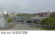 Утренний туман в городе. Стоковое видео, видеограф Иван Четвериков / Фотобанк Лори