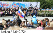 Учебный центр воздушно десантных войск России. Парад 9 мая 2013. Омск. Редакционное видео, видеограф Юлия Машкова / Фотобанк Лори