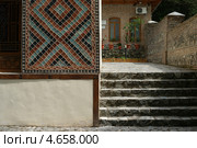 Фрагмент дворца шекинских храмов в Шеки, Азербайджан (2013 год). Редакционное фото, фотограф Ткачёва Ольга / Фотобанк Лори