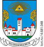 Герб города Неман. Стоковая иллюстрация, иллюстратор VectorImages / Фотобанк Лори
