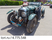 Ралли Пекин - Париж 2013. Остановка в Самаре. Автомобиль Bentley 4½ Tourer 1929 года. Редакционное фото, фотограф FotograFF / Фотобанк Лори