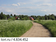 Дорога в деревне. Стоковое фото, фотограф Marina Kovyneva / Фотобанк Лори