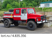 Автоцистерна пожарная АЦ 1,6-40, Торжок (2013 год). Редакционное фото, фотограф Елена Коромыслова / Фотобанк Лори