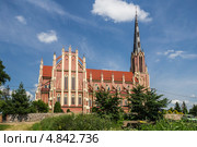 Костёл Пресвятой Троицы , Гервяты, Беларусь (2013 год). Стоковое фото, фотограф Михаил Широков / Фотобанк Лори