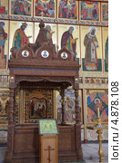 В храме Соловецкого монастыря (2013 год). Редакционное фото, фотограф Овчинникова Ирина / Фотобанк Лори