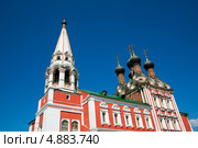 Церковь Николая Чудотворца, что у Таганских ворот (2013 год). Стоковое фото, фотограф Михаил Ворожцов / Фотобанк Лори