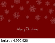 Новогодний фон со снежинками. Стоковая иллюстрация, иллюстратор Евгения Малахова / Фотобанк Лори