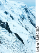 Гора Монблан (вид с горы Aiguille du Midi, Франция) Стоковое фото, фотограф Юрий Брыкайло / Фотобанк Лори