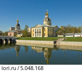 Москва, архитектурно-исторический ансамбль "Рогожская слобода", Рождественский и Покровский соборы (2013 год). Стоковое фото, фотограф ИВА Афонская / Фотобанк Лори