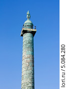 Вандомская колонна (фр. la colonne Vendôme). Париж. Франция (2013 год). Стоковое фото, фотограф Катерина Макарова / Фотобанк Лори