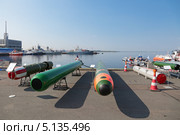 Морское подводное оружие России на Международном военно-морском салоне IMDS-2013. Редакционное фото, фотограф Игорь Долгов / Фотобанк Лори