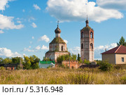 Церковь Успения Пресвятой Богородицы в селе Караваево Владимирской области (2013 год). Стоковое фото, фотограф Зобков Юрий / Фотобанк Лори