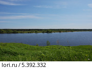 Волжский пейзаж, Конаковский район, Тверская область (2010 год). Стоковое фото, фотограф lana1501 / Фотобанк Лори