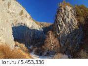 Ущелье водопада. Стоковое фото, фотограф Павел Зубакин / Фотобанк Лори