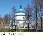 Церковь Успения Пресвятой Богородицы в Кинешме, Ивановская область (2013 год). Стоковое фото, фотограф Михаил Марковский / Фотобанк Лори