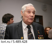 Академик Российской Академии Космонавтики Александр Елькин (2014 год). Редакционное фото, фотограф Александр С. Курбатов / Фотобанк Лори