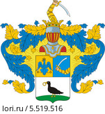Герб рода Неклюдовых. Стоковая иллюстрация, иллюстратор VectorImages / Фотобанк Лори