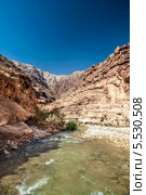 Ручей между скалами, Wadi Hasa, Jordan. Стоковое фото, фотограф Боря Гальперин / Фотобанк Лори