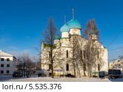 Город Углич. Богоявленский Собор женского монастыря (2014 год). Стоковое фото, фотограф Сергей Лаврентьев / Фотобанк Лори