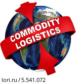 Commodity logistics (товарная логистика) Стоковая иллюстрация, иллюстратор WalDeMarus / Фотобанк Лори
