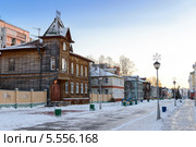 Архангельск. Улица Чумбарова-Лучинского зимой (2014 год). Редакционное фото, фотограф Марина Славина / Фотобанк Лори