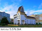 Римско-католический костёл святого Франциска в Солигорске. Стоковое фото, фотограф Василий Корженевский / Фотобанк Лори