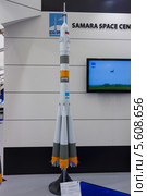 ILA Berlin Air Show 2012. Стенд "Роскосмос". "ЦСКБ-Прогресс". Модель ракеты-носителя "Союз" Редакционное фото, фотограф Sergey Kohl / Фотобанк Лори