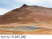 Серные источники Хверир, Исландия (2012 год). Стоковое фото, фотограф Анастасия Золотницкая / Фотобанк Лори