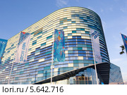 Дворец зимнего спорта "Айсберг" в Олимпийском парке в Сочи (2014 год). Редакционное фото, фотограф Олег Хархан / Фотобанк Лори