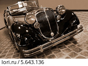 Ретро автомобиль Horch-853A 1938г (2010 год). Редакционное фото, фотограф Алексей Горбунов / Фотобанк Лори